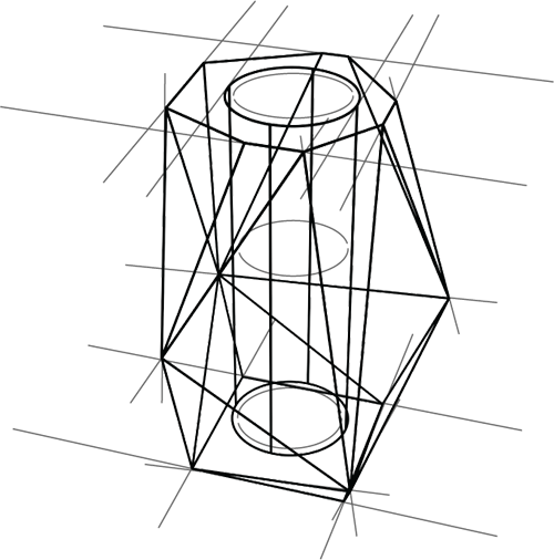 Чертеж изделия из архитектурного бетона Чертеж изделия из архитектурного бетона