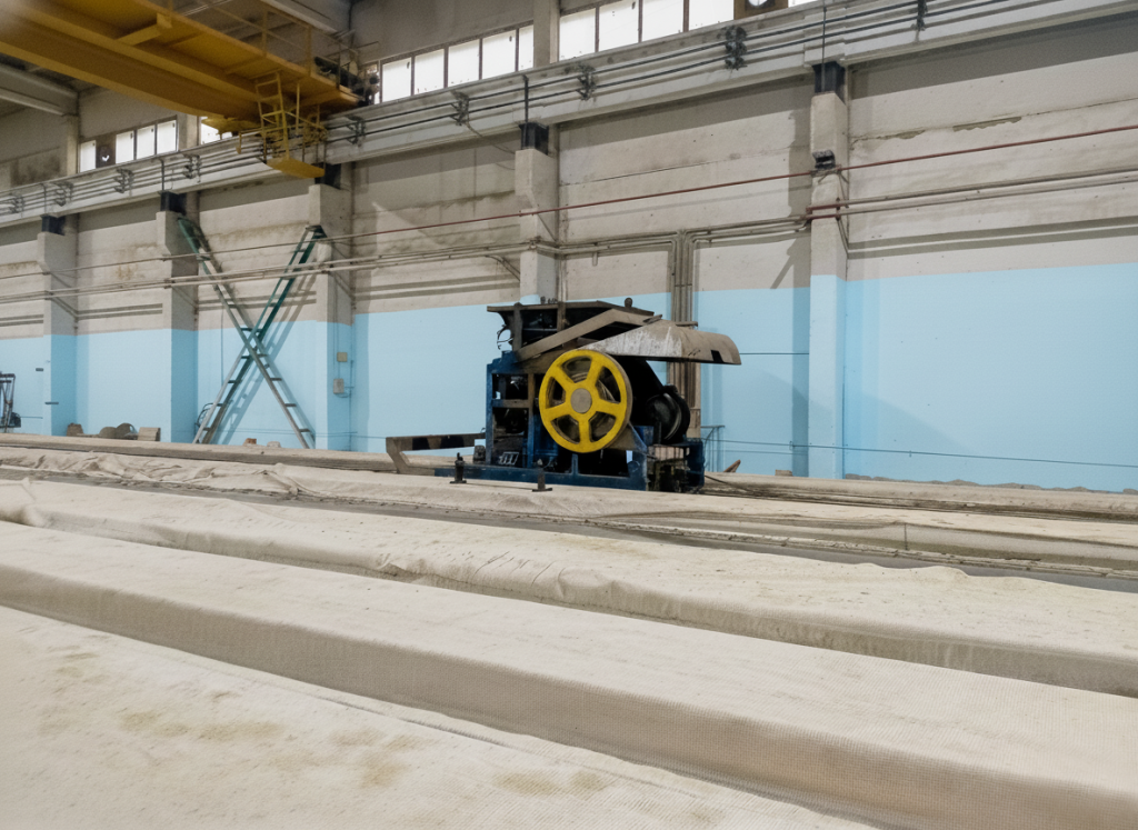 Производство пустотных плит перекрытия ПБ. Очаковский комбинат ЖБИ Производство пустотных плит перекрытия ПБ. Очаковский комбинат ЖБИ